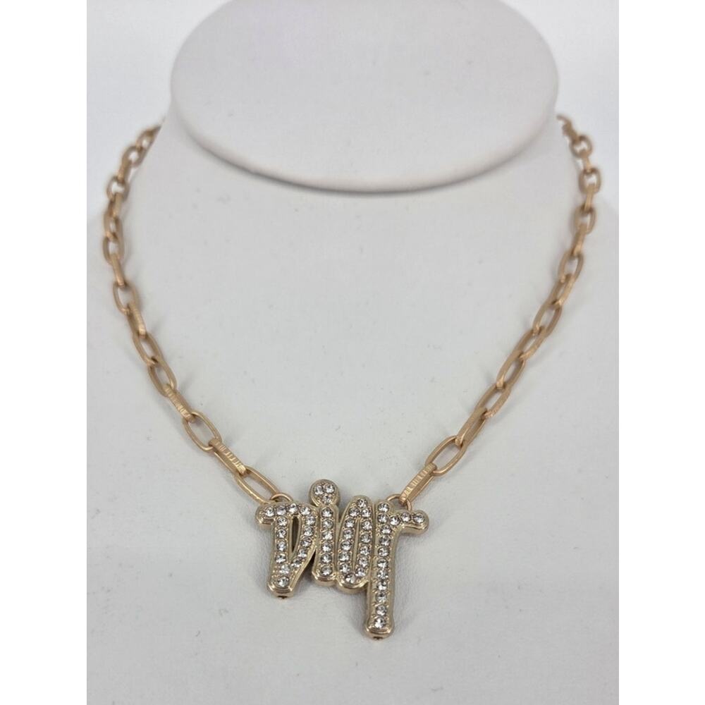 Idlewild Jewelry Co Couture Authentic Dior Vintage Sew-On Button Necklace NEW